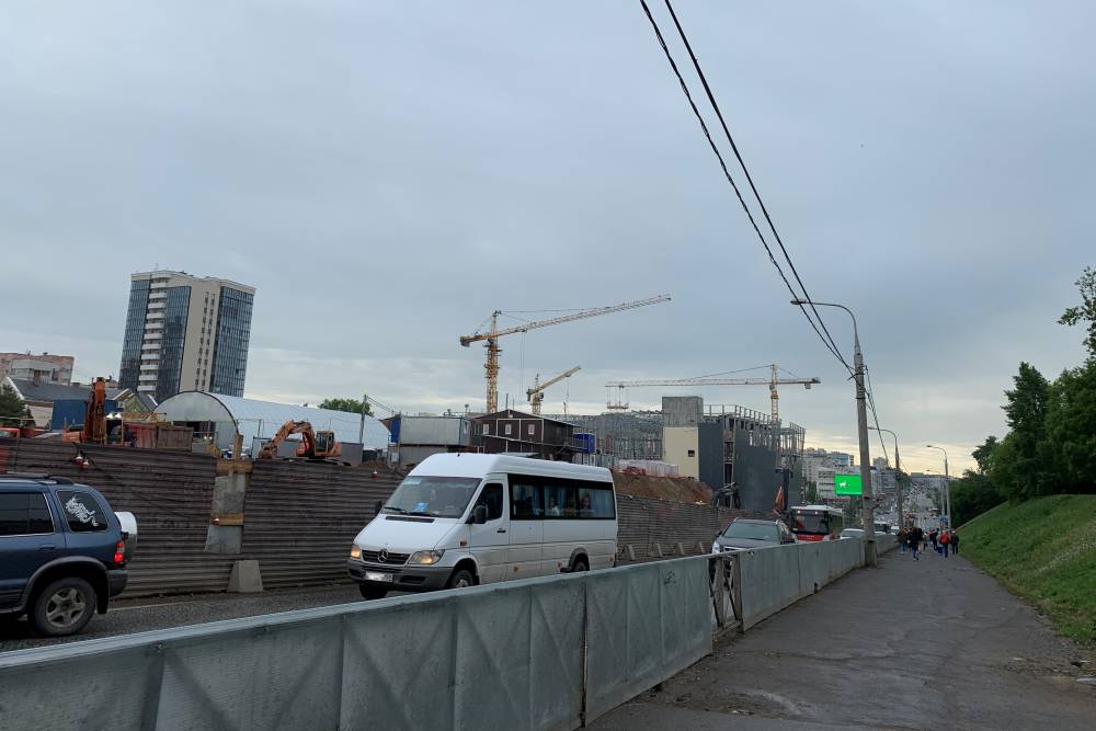 Пермяк показал, как выглядит реконструкция улицы Попова с высоты