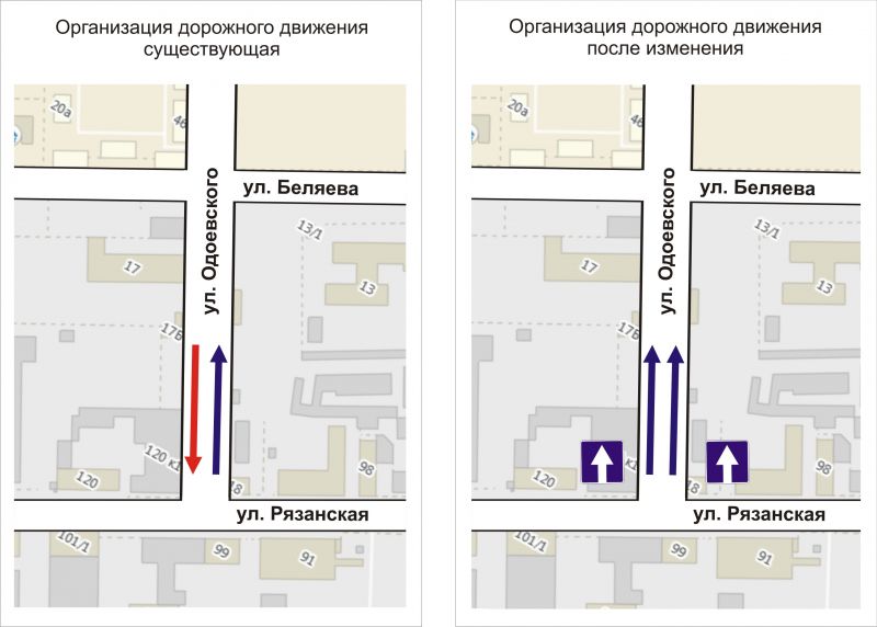 Одоевского пермь карта