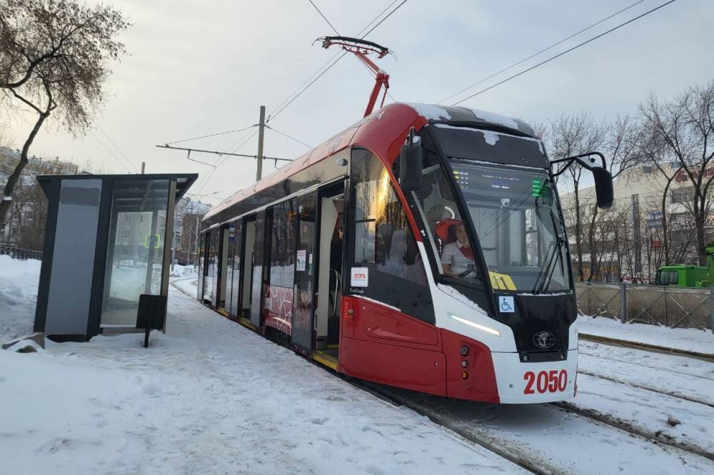 Все 30 новых трамваев «Львенок» вышли на маршруты в Перми