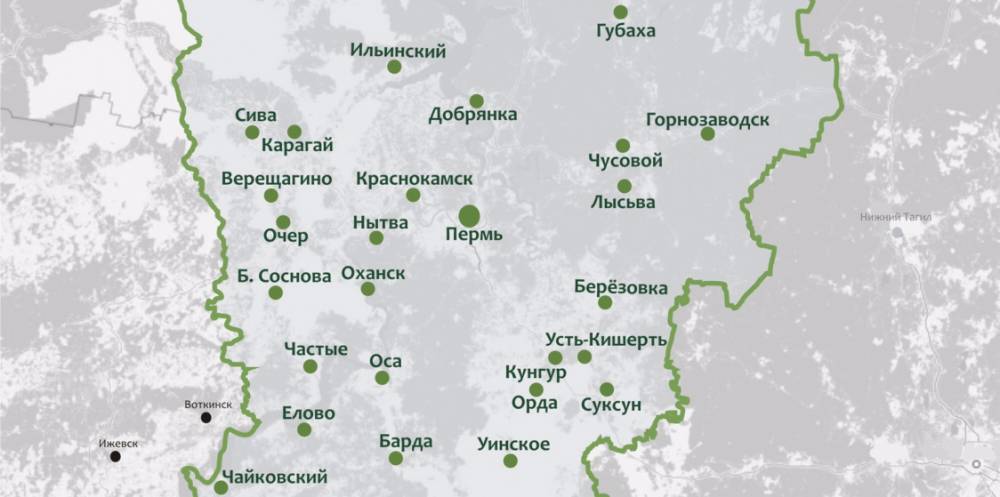 В пяти территориях Пермского края выявлено более 200 случаев COVID-19 за сутки