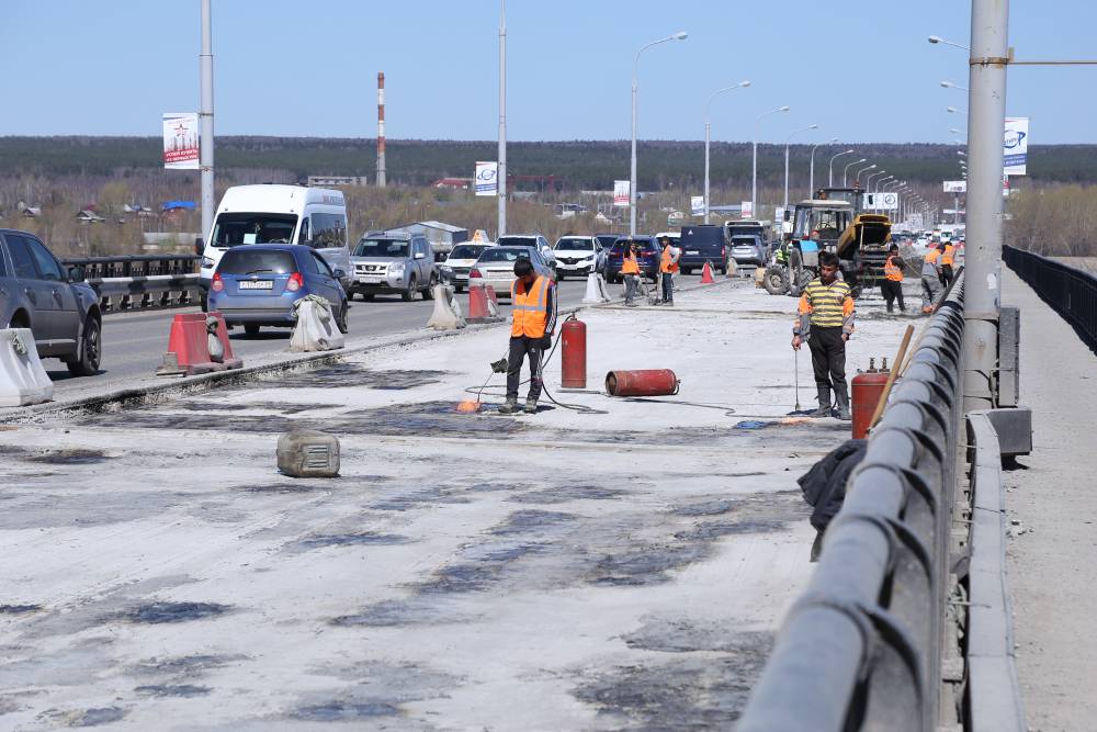 ​После 12 июня в Перми продолжатся работы по ремонту второй части Камского моста 