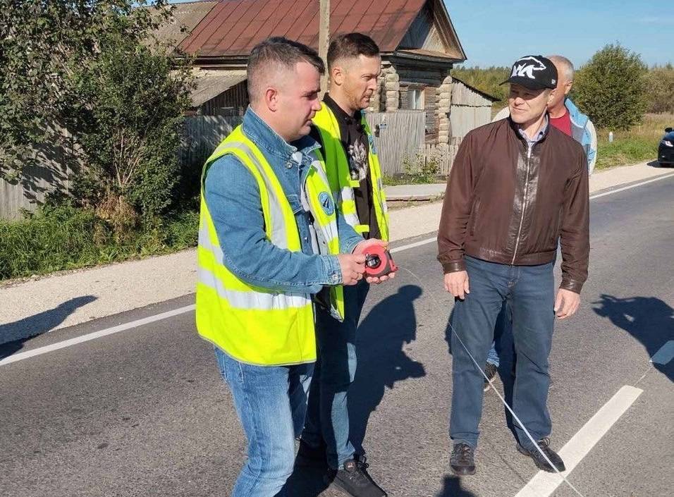 Приемка отремонтированных дорог в рамках партпроекта «Безопасные дороги» 