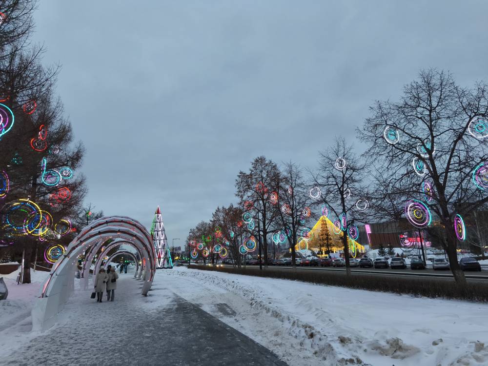 ​В Перми в новогоднюю ночь горки в ледовом городке закроют